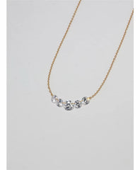 Lumière Rivière Necklace in gold, full product view