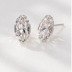Éclat Ovale earrings, angled product view